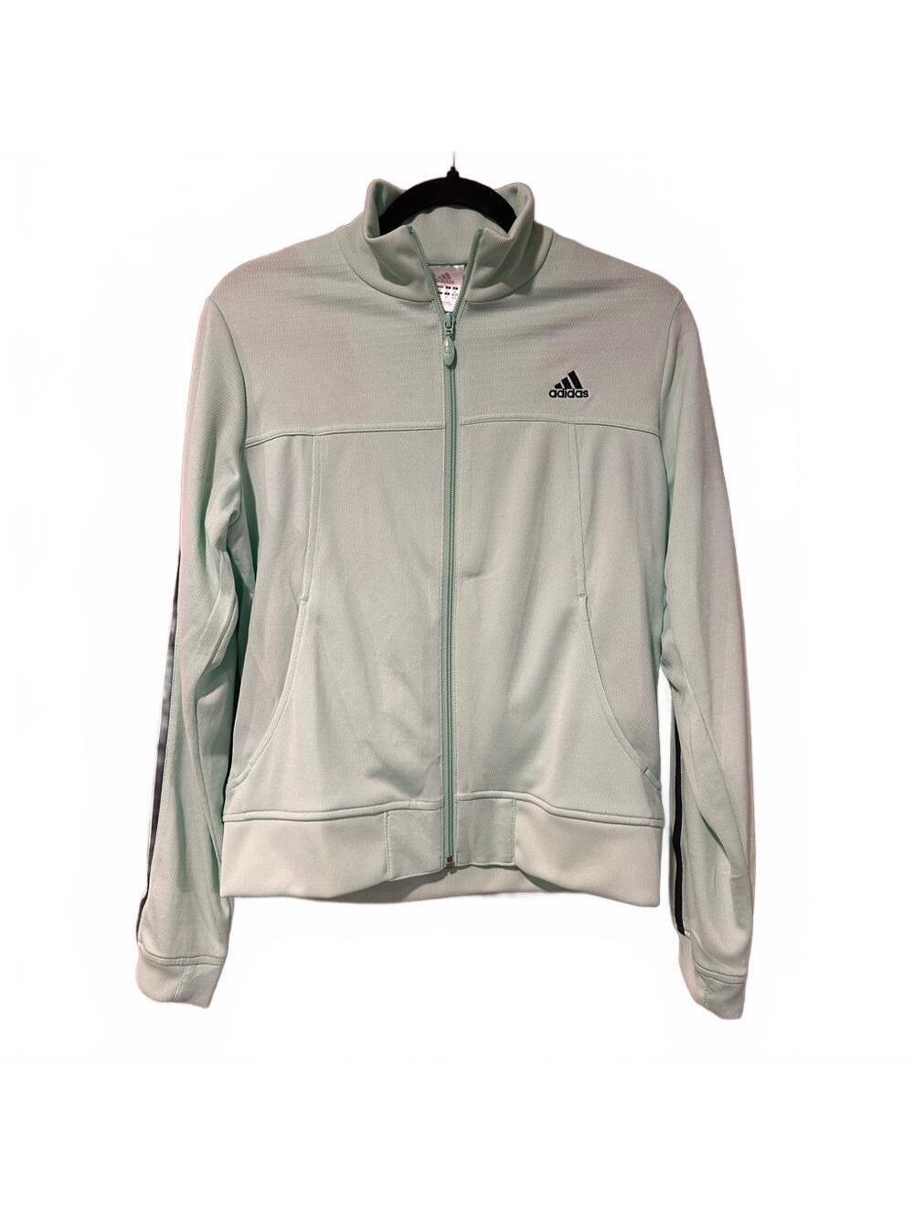 Adidas Light Green Zip-Up Jacket